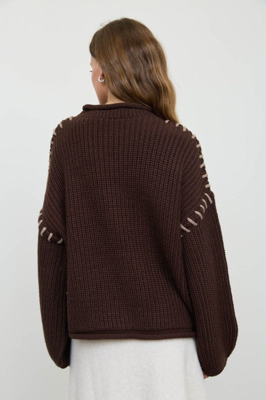 All Stitched Up Sweater