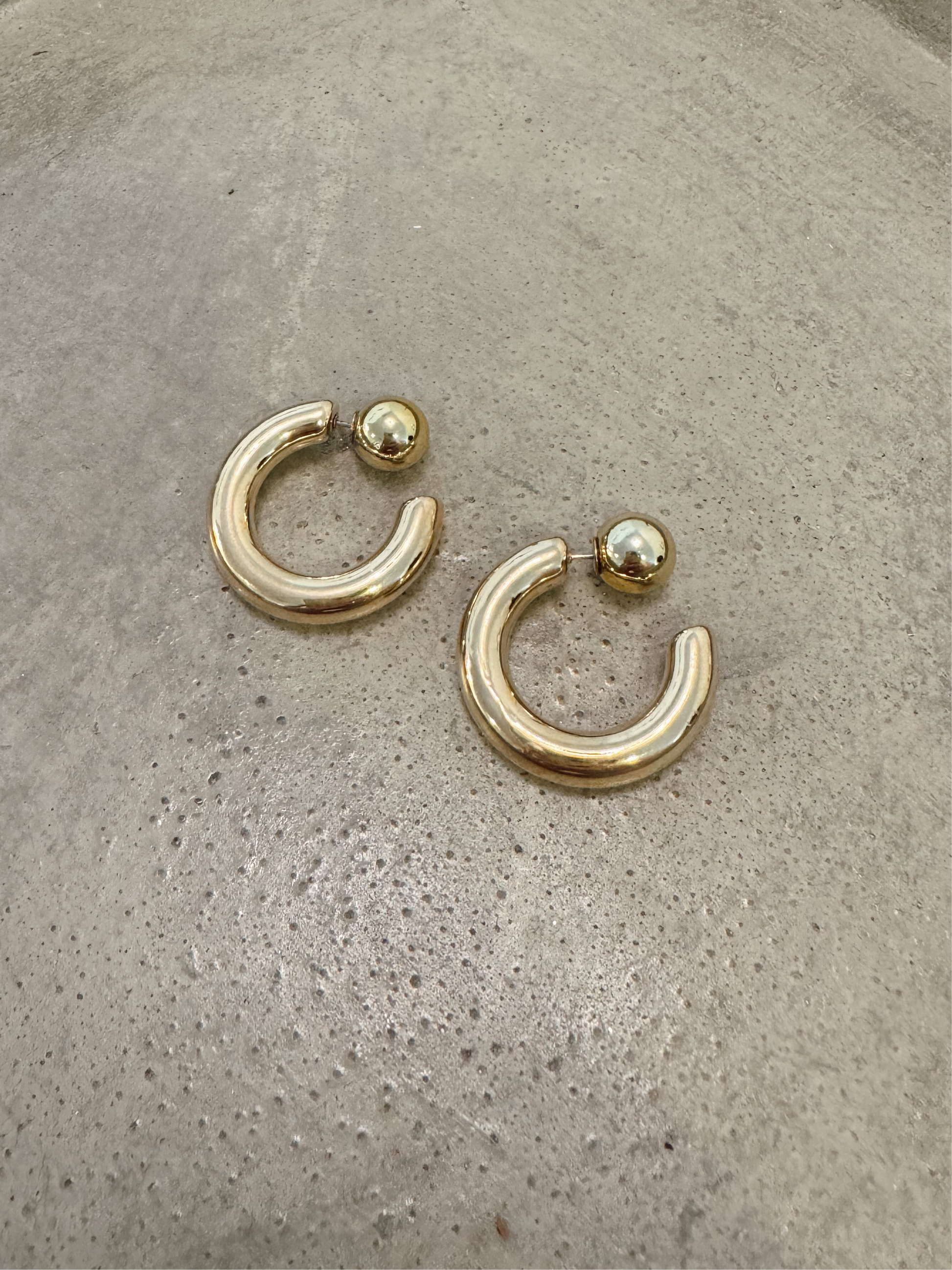 Tube Hoop Earrings
