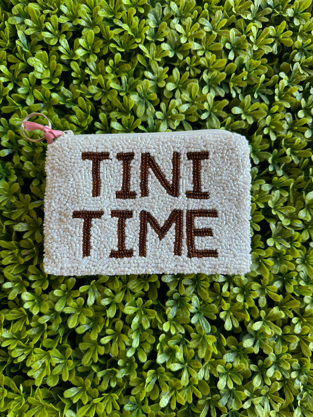 Espresso/Tini Time Beaded Coin Purse