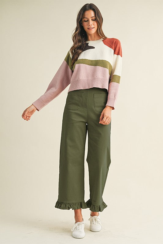 Work Day Twill Pants - Olive