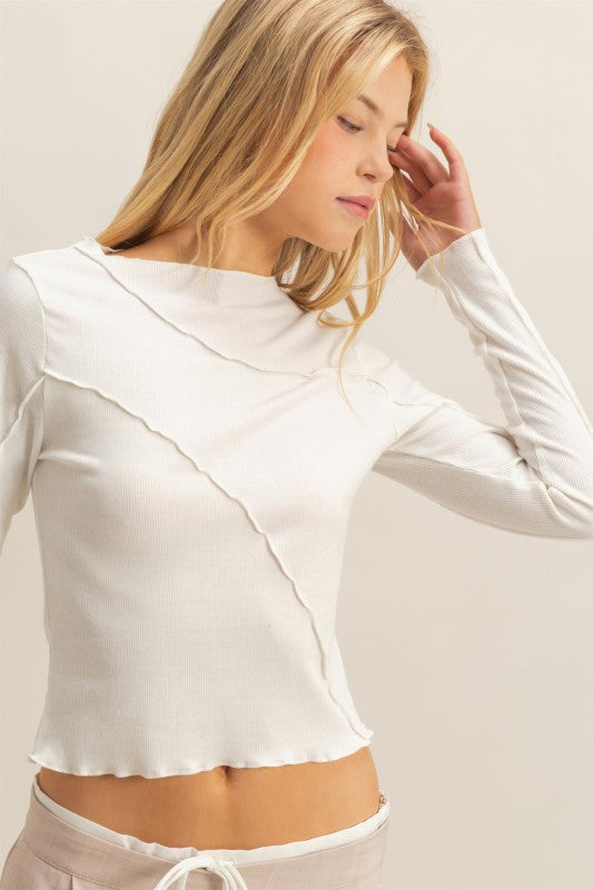 Carly Knit Top - Off White