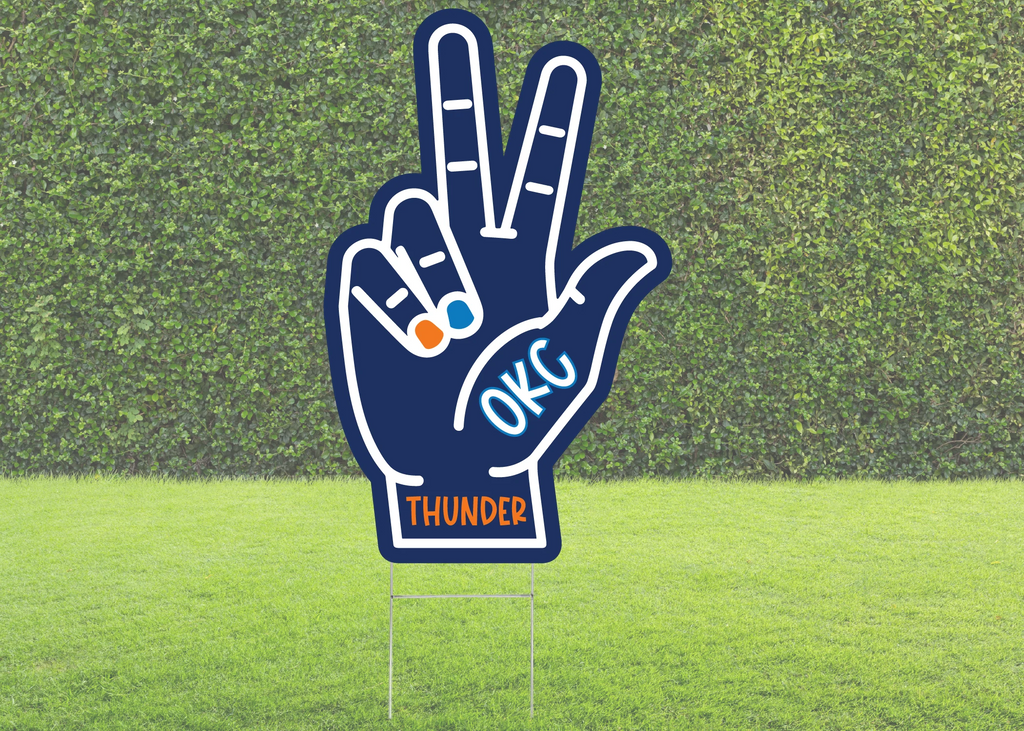 Thunder Yard Sign