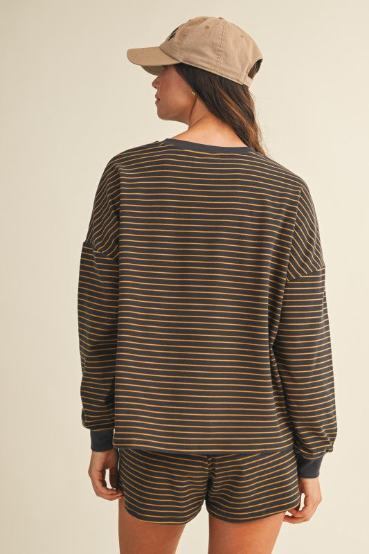 Prescott Matching Set - Navy/Orange