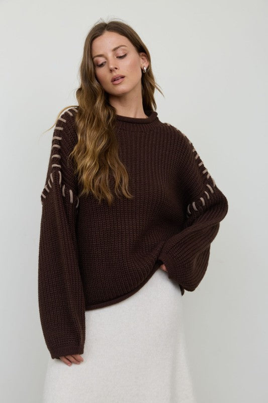 All Stitched Up Sweater