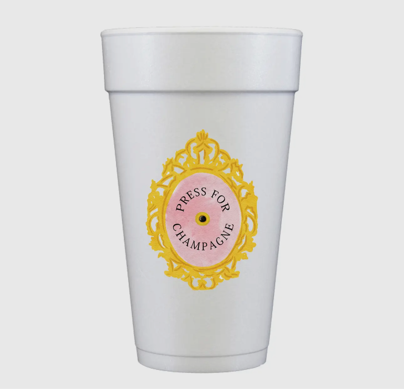 Press for Champagne Foam Cup