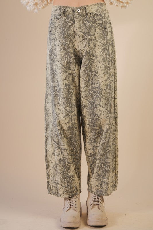 Snake Barrel Jeans