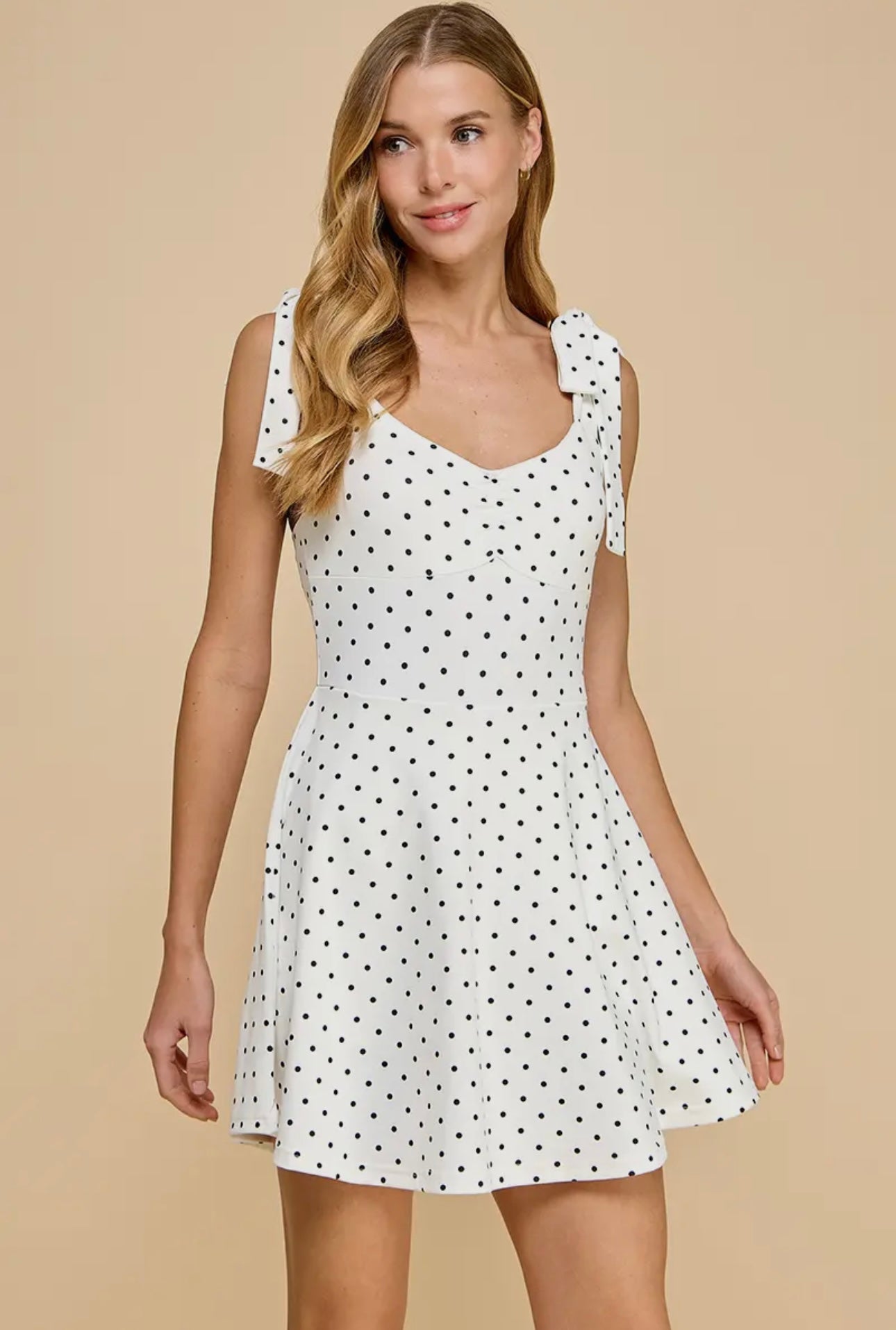 Polka Dot Athleisure Dress