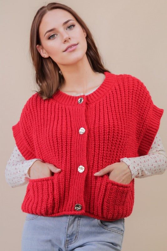 Morgan Sweater - Red