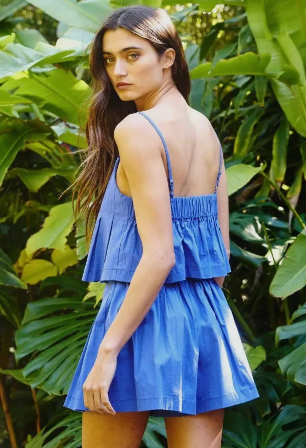 Emma Pleated Crop Top