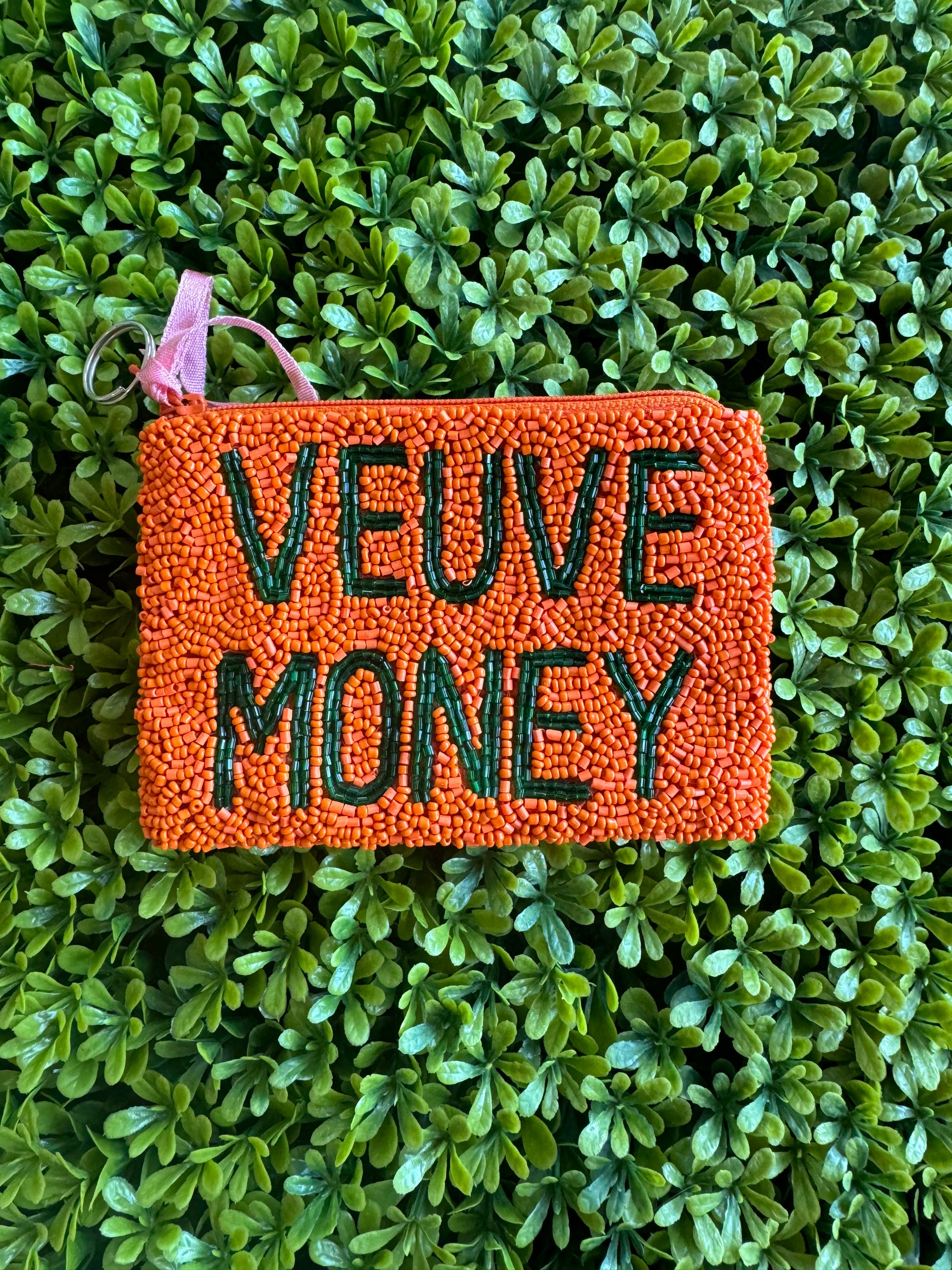 Veuve Money Beaded Coin Purse