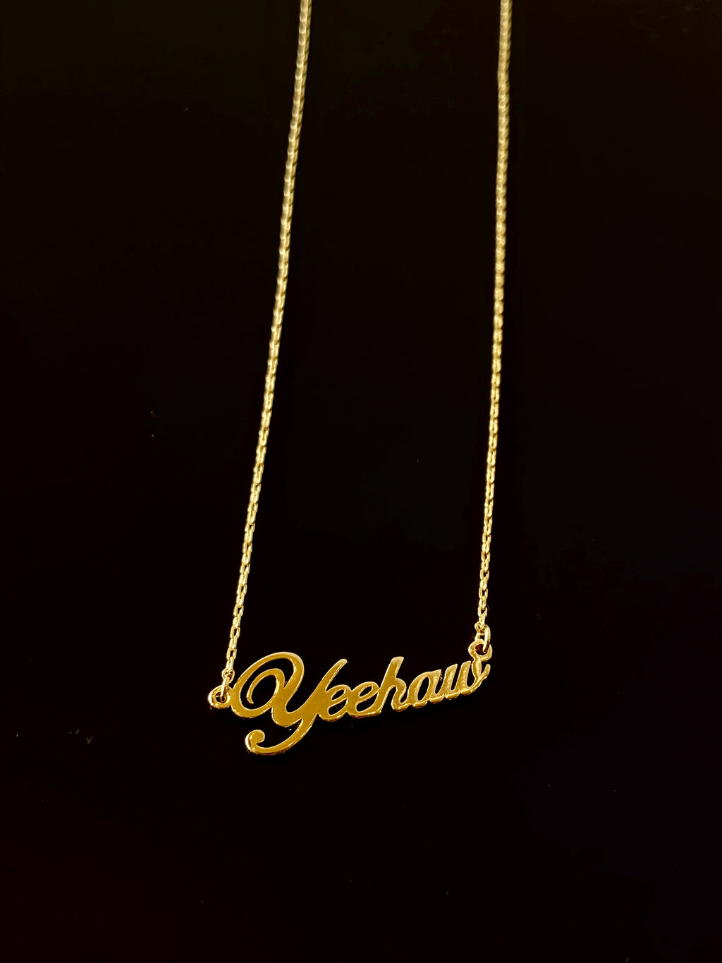 Yeehaw Pendant Necklace