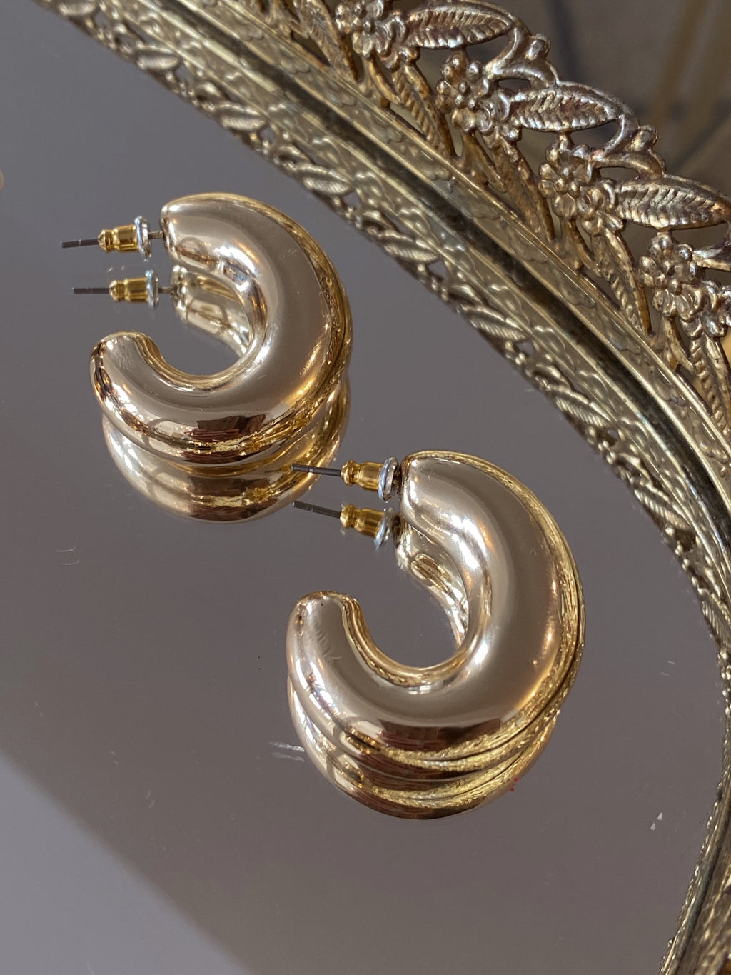 Balloon Hoop Earring