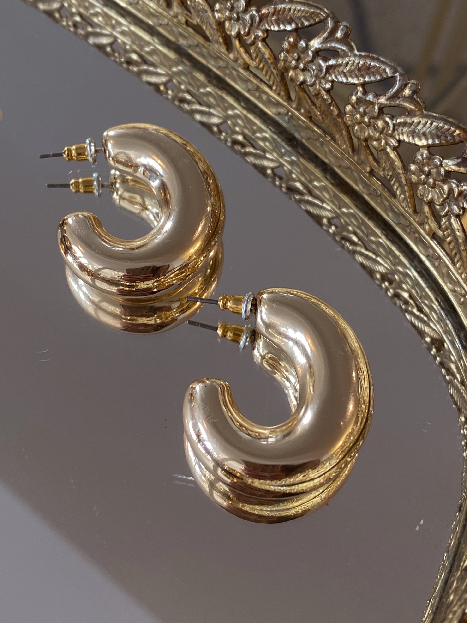 Balloon Hoop Earring