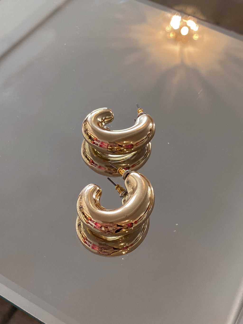 Balloon Hoop Earring