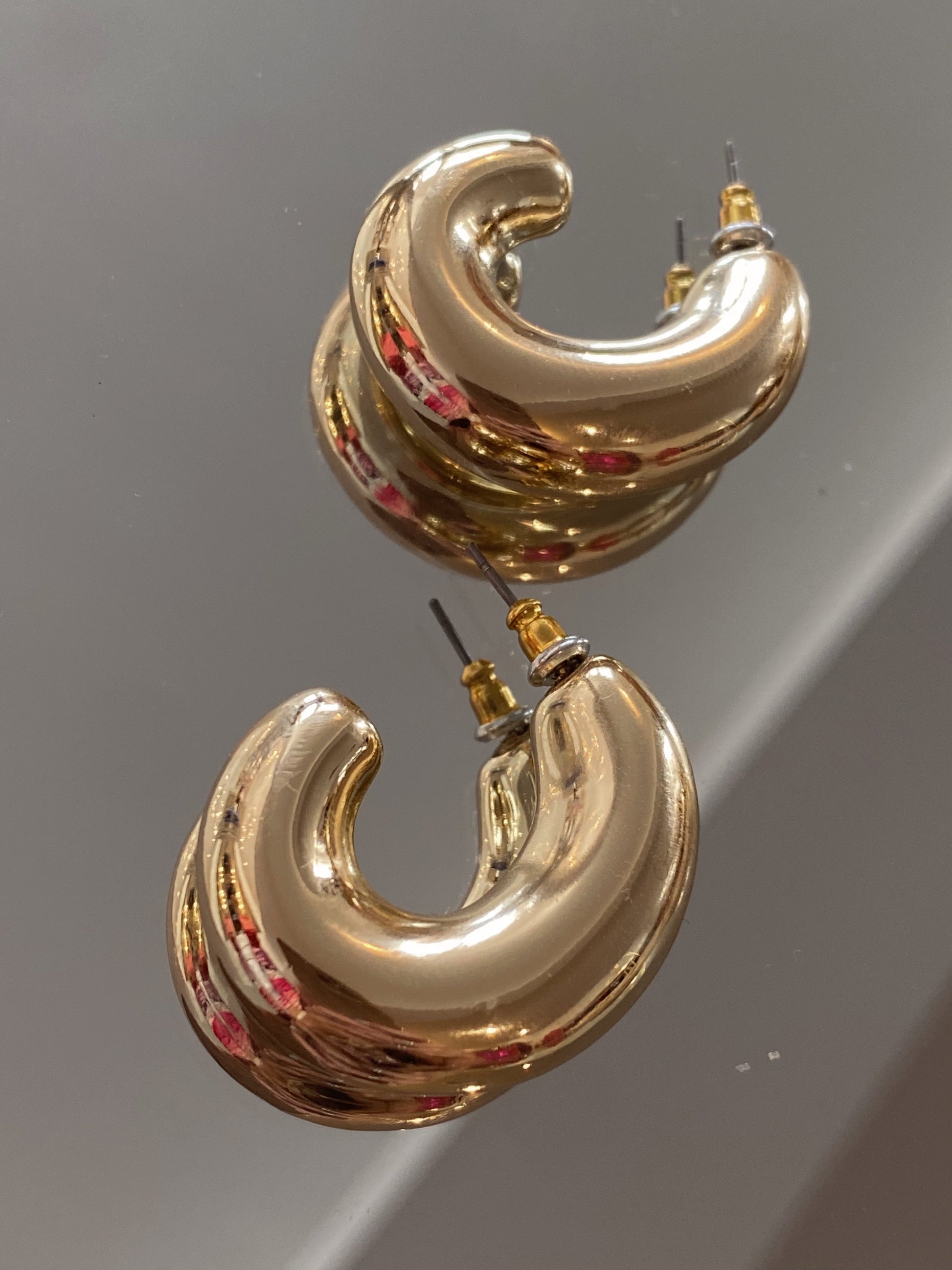 Balloon Hoop Earring