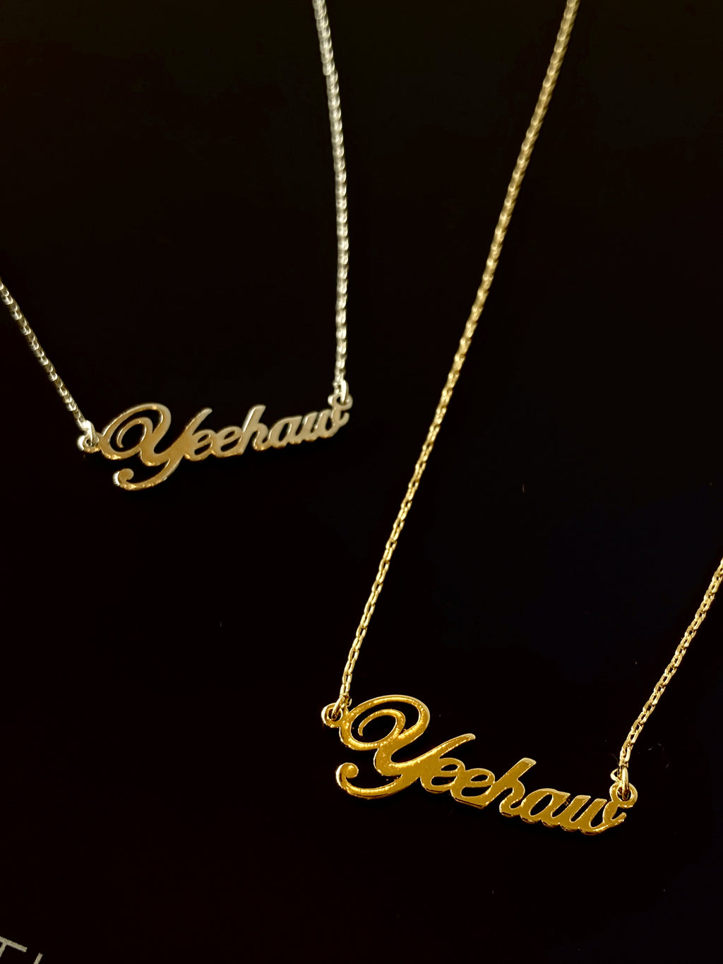 Yeehaw Pendant Necklace